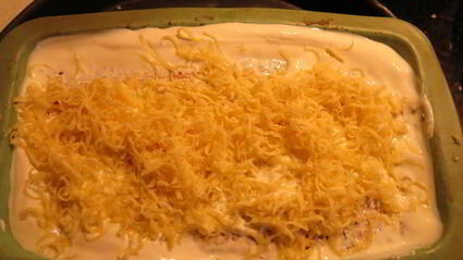 суфле из овощей под маслятами в сметане