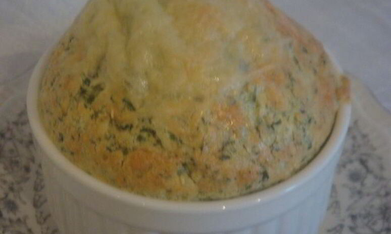 Рецепт суфле из шпината с пармезаном