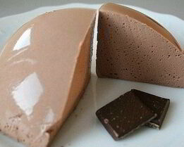 Суфле из творога со вкусом горького шоколада