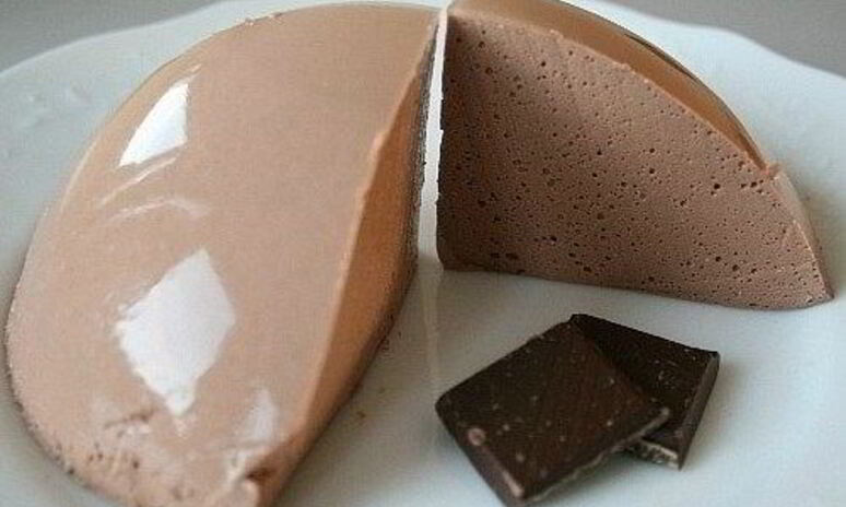 Рецепт суфле из творога со вкусом горького шоколада