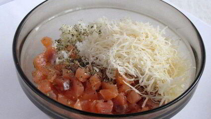 суфле с рисом, семгой и сыром джюгас