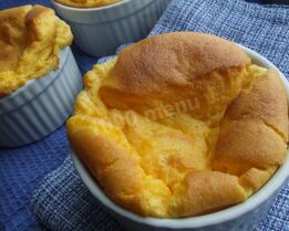 Суфле с тыквенным пюре