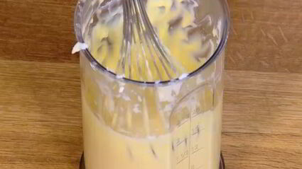 суфле с зеленым горошком