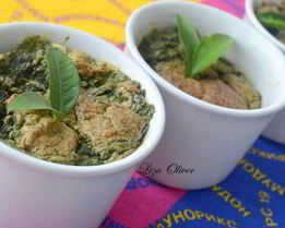 Суфле со шпинатом и пармезаном