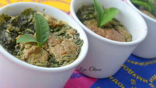 Суфле со шпинатом и пармезаном