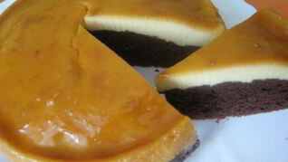 Торт-суфле карамельно-молочный