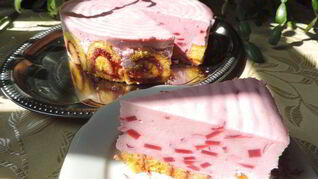 Торт-суфле Малиновый звон