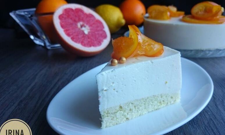 Рецепт торт-суфле цитрусовая нежность