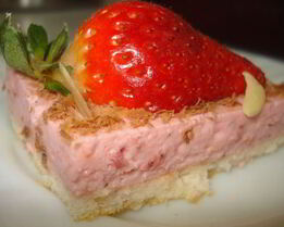 Тортик-light с клубничным суфле