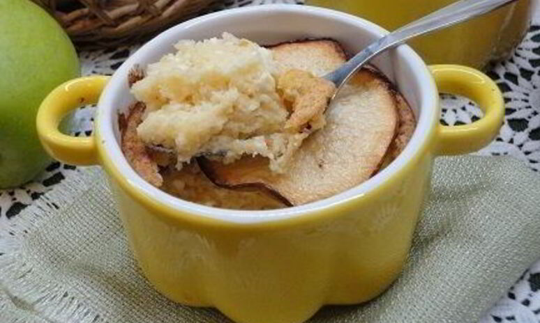 Рецепт творожно-яблочное суфле