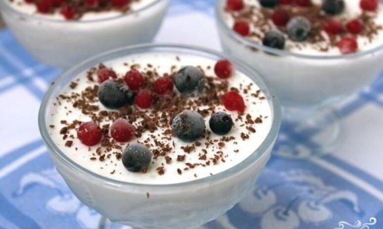 Рецепт творожно-ягодное суфле