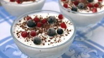 творожно-ягодное суфле