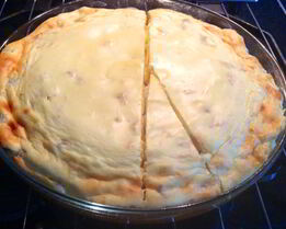 Творожное суфле с бананом