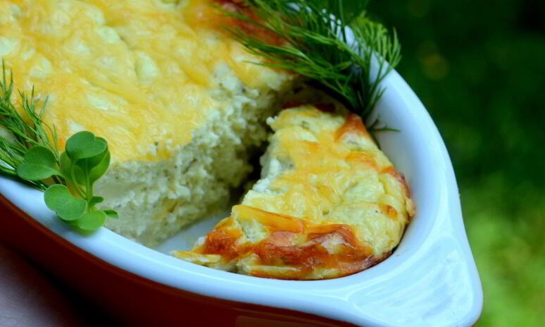 Рецепт творожное суфле с цветной капустой