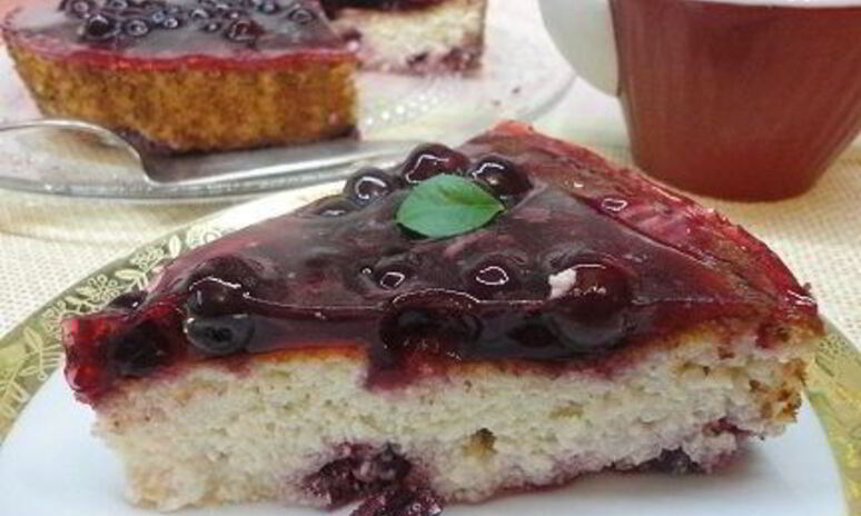 Рецепт творожно-вишневый десерт