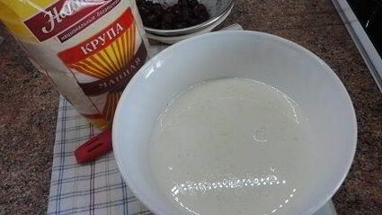 творожно-вишневый десерт