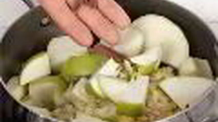 яблочное желе с корицей и шафраном