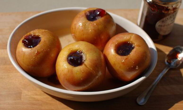 Рецепт запеченные яблоки с коричневым сахаром