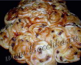 Завитушки с пудингом