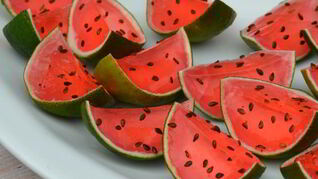 Желе Арбузные дольки