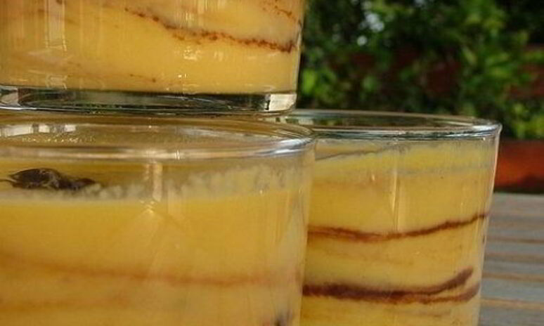 Рецепт желе из сгущенки