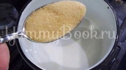 желе молочно-кофейное