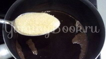 желе молочно-кофейное