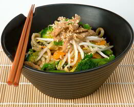 Ароматная лапша вок с курицей