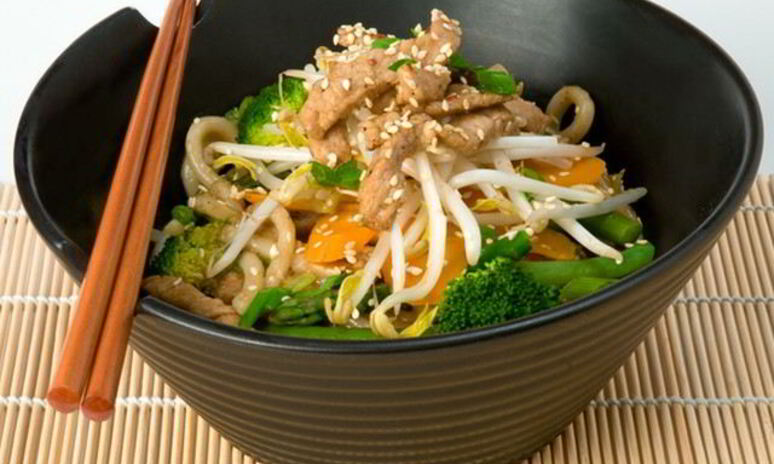 Рецепт ароматная лапша вок с курицей