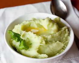 Базиликовое картофельное пюре