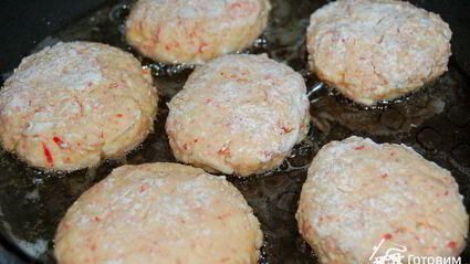 биточки из крабовых палочек