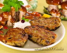 Драники с грибами