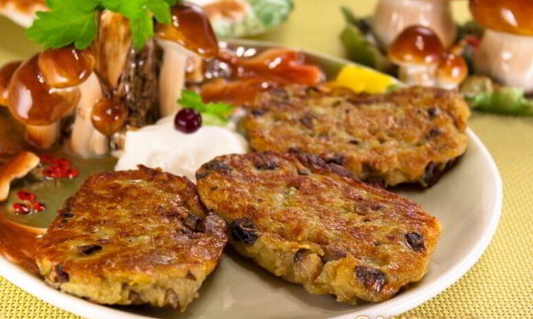 Рецепт драники с грибами
