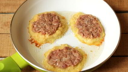 драники с мясом