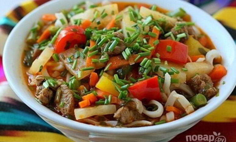 Рецепт дунганская лапша