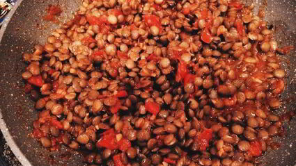 гарнир из чечевицы по-азиатски