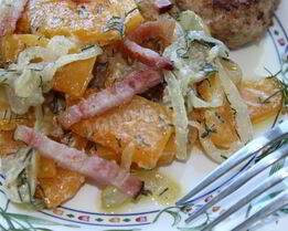 Гарнир из тыквы