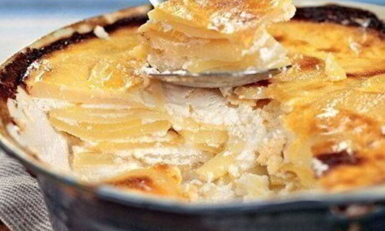 Рецепт картофель по-болгарски с творогом
