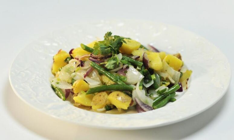 Рецепт картофель по-домашнему с луком