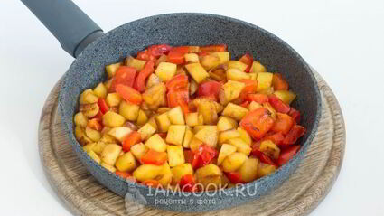 картофель с болгарским перцем