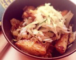 Картофель с капустой по-ирландски