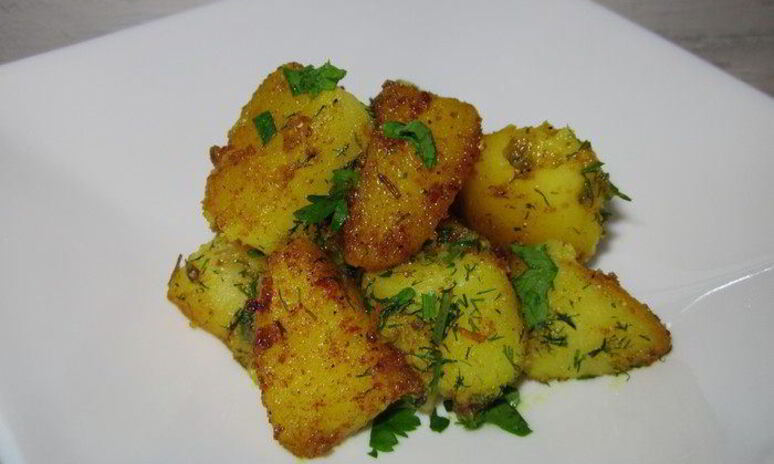 Рецепт картофель в индийском стиле