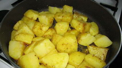 картофель в индийском стиле