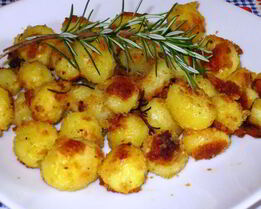 Картофель в панировочных сухарях