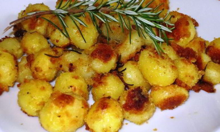 Рецепт картофель в панировочных сухарях