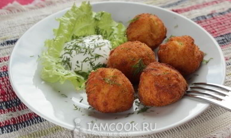 Рецепт картофельные крокеты с сыром