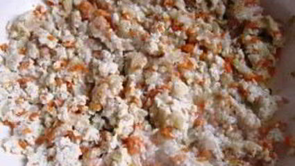 картошка с фаршем в духовке