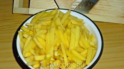 картошка с курицей и сыром в духовке