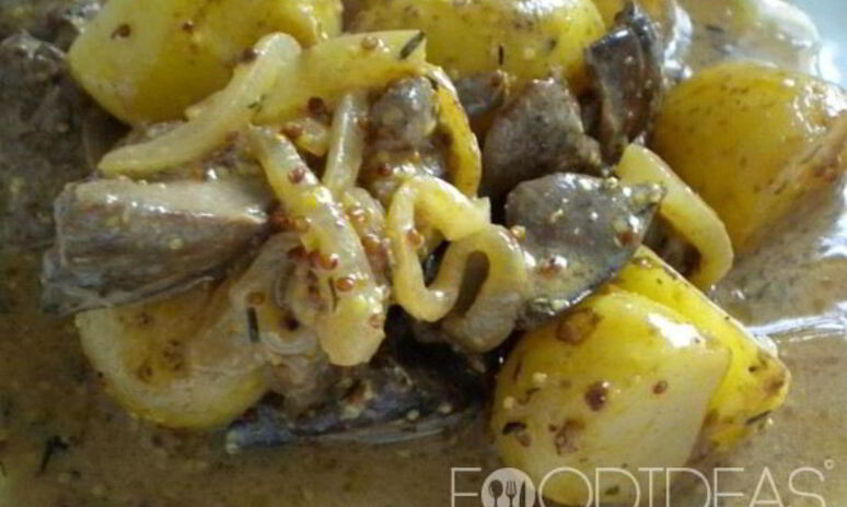 Рецепт картошка с печенью в мультиварке