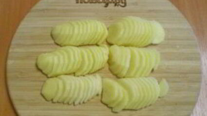 картошка в кефире в духовке